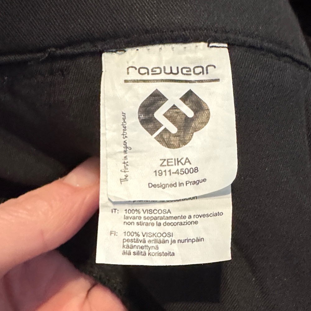 NWT Ragwear Black Skirt with Belt - Picture 11 of 12